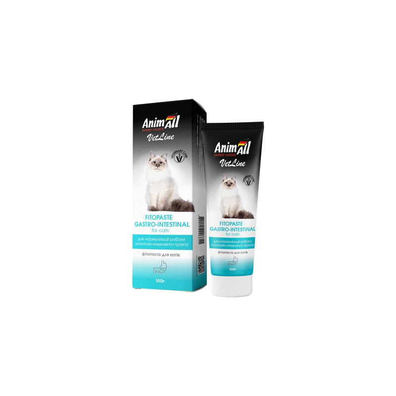 Паста для тварин AnimAll VetLine для нормалізації роботи ШКТ 100 г (4820150206611)