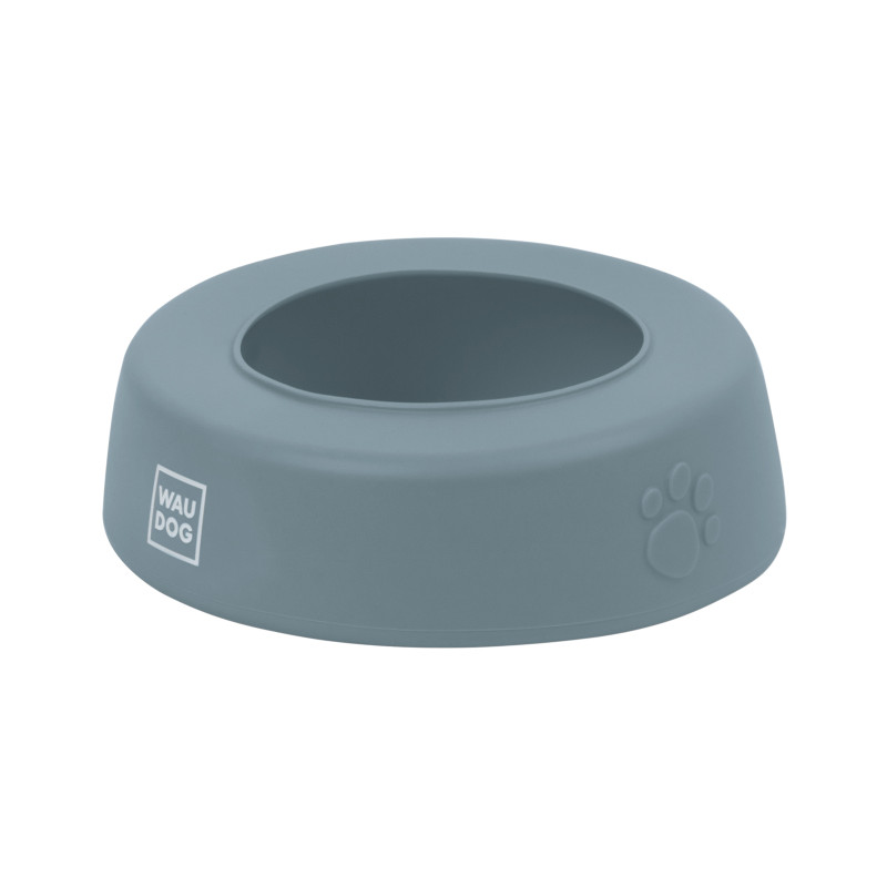 Посуд для собак WAUDOG Silicone Миска-непроливайка 1 л сіра (507911)