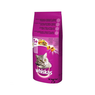 Сухий корм для кішок Whiskas з тунцем 14 кг (5900951014390)