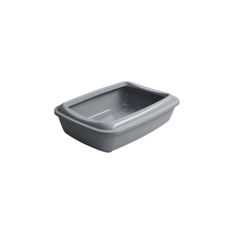 Туалет для котів AnimAll CNR-106 з лопаткою 50х37х13.5 см (сірий) (2000981202514)