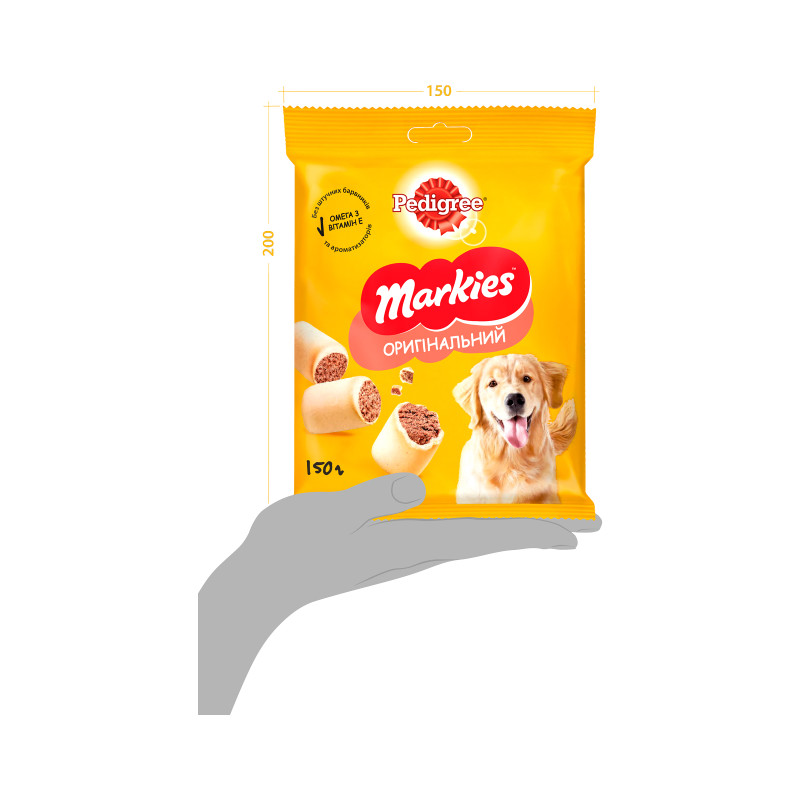 Ласощі для собак Pedigree Markies печиво 150 г (9003579302552)