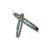 Шлея для собак WAUDOG Nylon з QR-паспортом "ВАУ" S (5463)