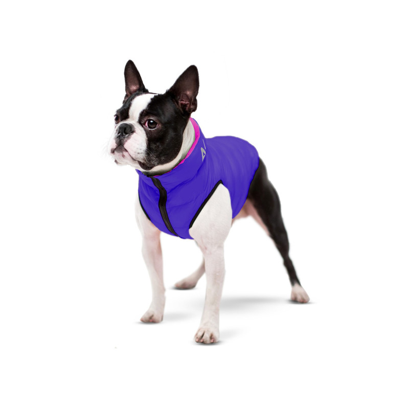 Курточка для тварин Airy Vest двостороння XS 25 фіолетово-рожева (1587)