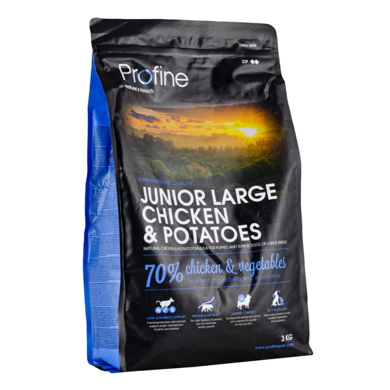 Сухий корм для собак Profine Junior Large Chicken з куркою та картоплею 3 кг (8595602517398)