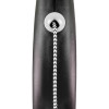 Повідок для собак Flexi Black Design М трос 5 м (чорний) (4000498033401)