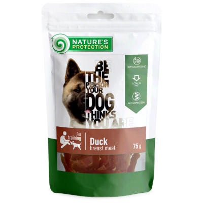 Ласощі для собак Nature's Protection Duck breast meat 75 г (SNK46103)