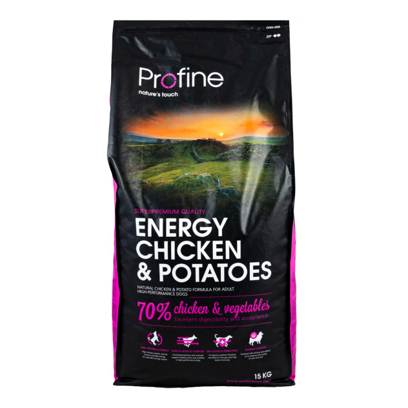 Сухий корм для собак Profine Adult Energy Chicken з куркою та картоплею 15 кг (8595602517473)