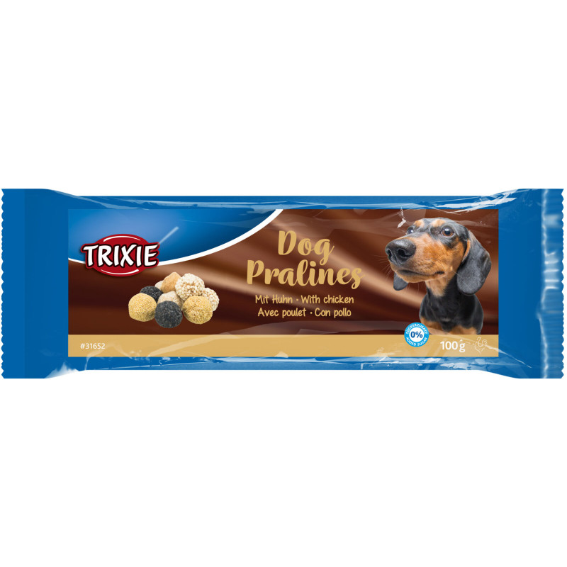 Ласощі для собак Trixie Dog Pralines з куркою 100 г (4053032447981)
