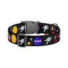 Нашийник для тварин WAUDOG Nylon з QR паспортом NASA пластиковий фастекс M (4749)