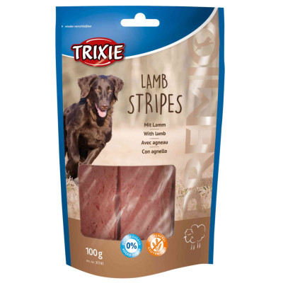 Ласощі для собак Trixie Premio Lamb Stripes ягня 100 г (4011905317410)