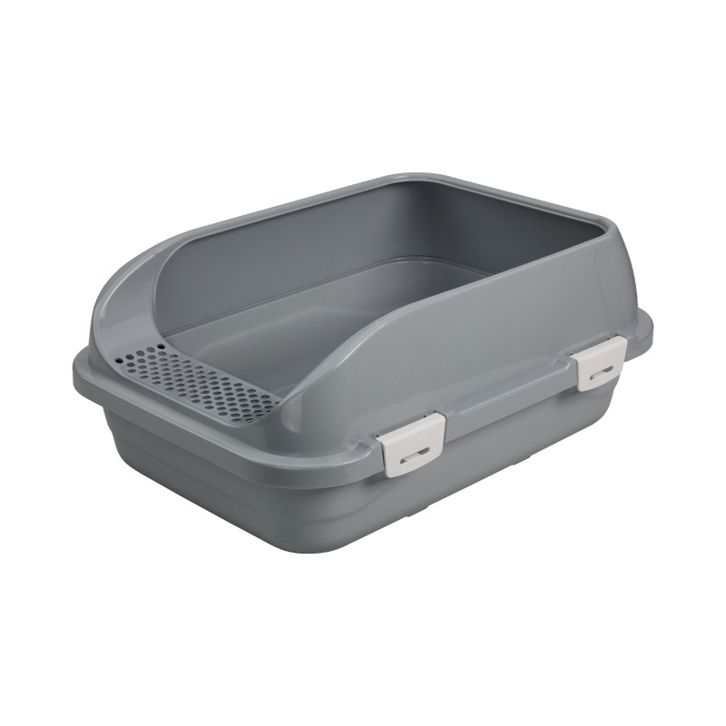 Туалет для котів AnimAll CNR-127 з лопаткою 58x42x24 см (сірий) (2000981206390)