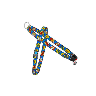 Шлея для собак WAUDOG Nylon з QR-паспортом "ВАУ" M (5411)