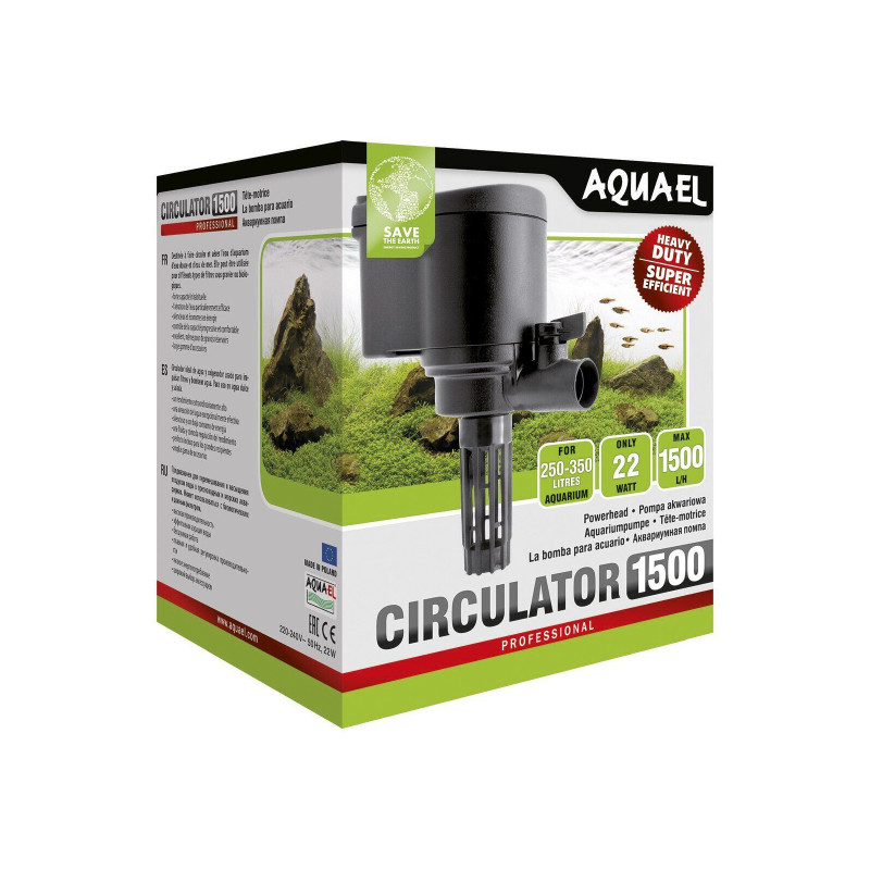 Помпа для акваріума AquaEl Circulator 1500 л (5905546131889)