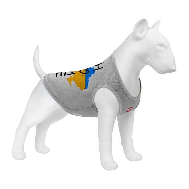 Борцівка для тварин WAUDOG Clothes "Будинок" сітка M сіра (302-0230-11)