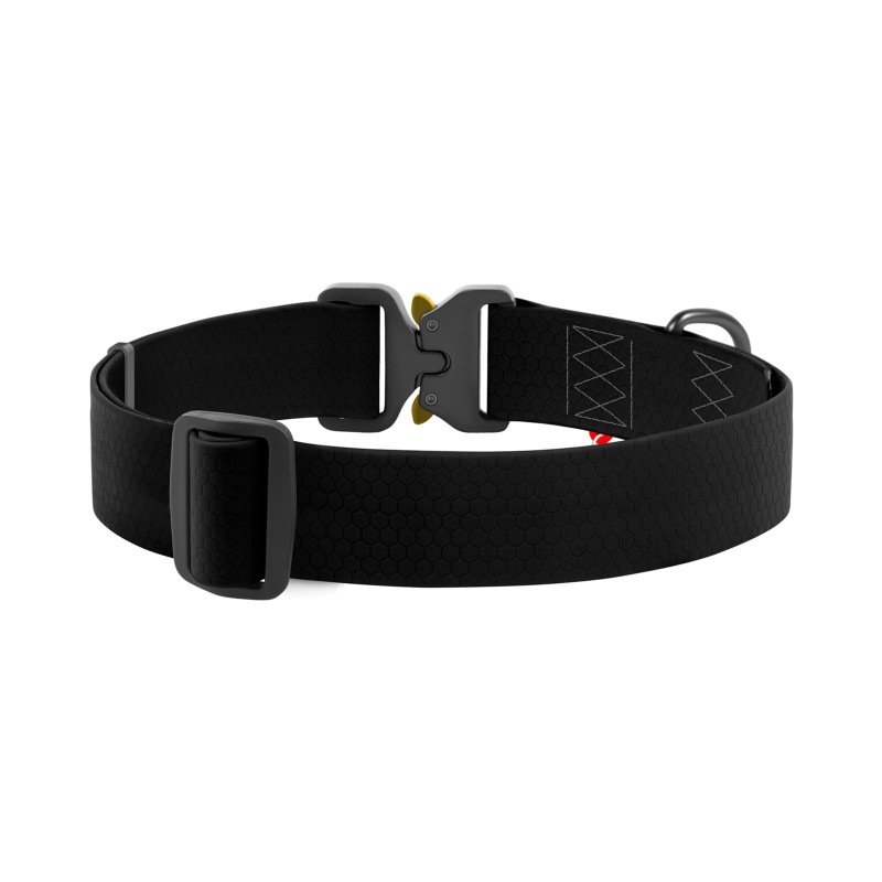 Нашийник для тварин WAUDOG Waterproof з QR паспортом XXL Ш 40 мм Д 43-70 см(чорний) (28011)