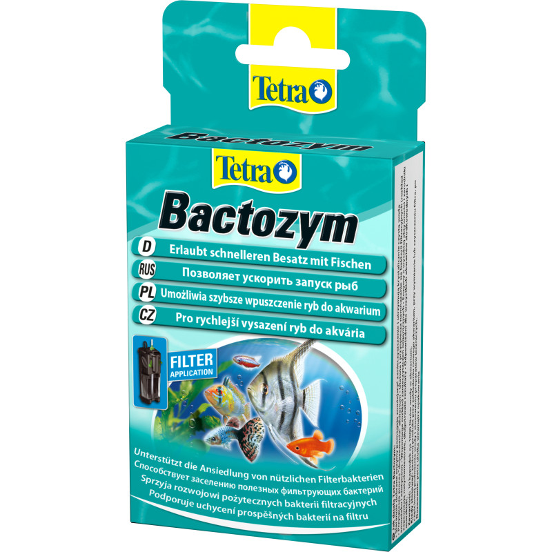 Засіб по догляду за водою Tetra Bactozym 10 капсул (4004218140257)