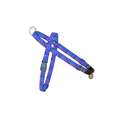 Шлея для собак WAUDOG Nylon з QR-паспортом "Ловець снів" L (5394)