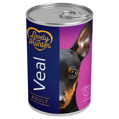 Консерви для собак Lovely Hunter Adult Veal 400 г (LHU45352)