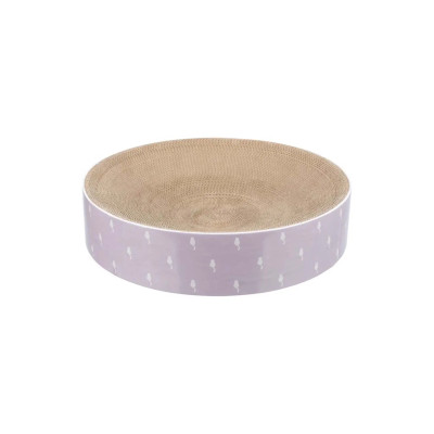 Дряпка (кігтеточка) для котів Trixie «Lilly» картонна з м'ятою 45×10 см (рожева) (4011905480145)