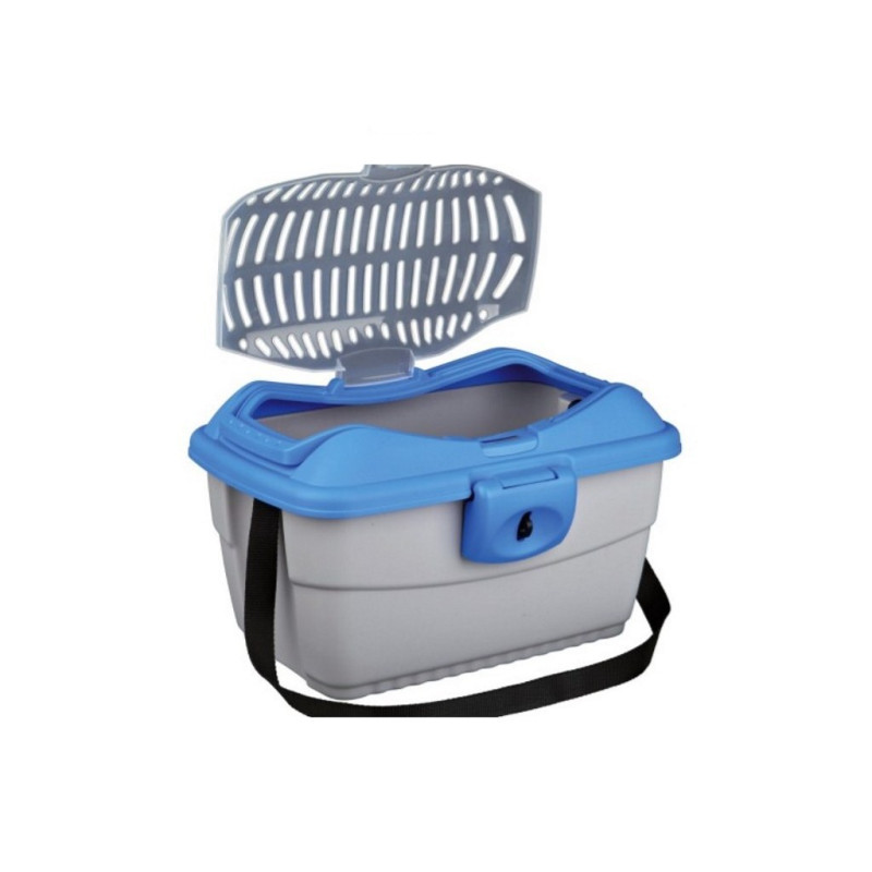 Переноска для тварин Trixie Mini-Capri 40х30х22 см до 2 кг (синя з сірим) (4011905039800)