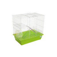 Клітка для гризунів Природа "Гоша" 44x44x27 см біла/зелена (4823082415311)