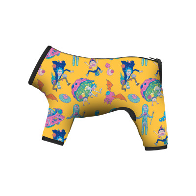 Дощовик для тварин Collar WAUDOG Clothes "Рік і Морті 3" L50 В 70-74 см, З 47-50 см (5351-0282)