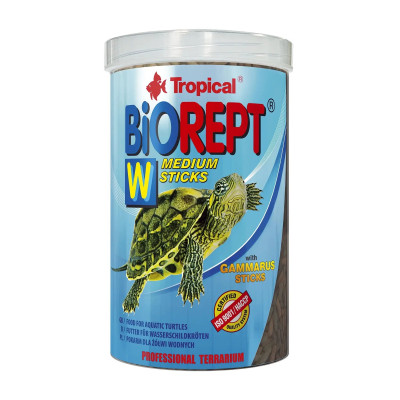 Корм для черепах Tropical Biorept W для земноводних і водних черепах 1000 мл/300 г (5900469113660)