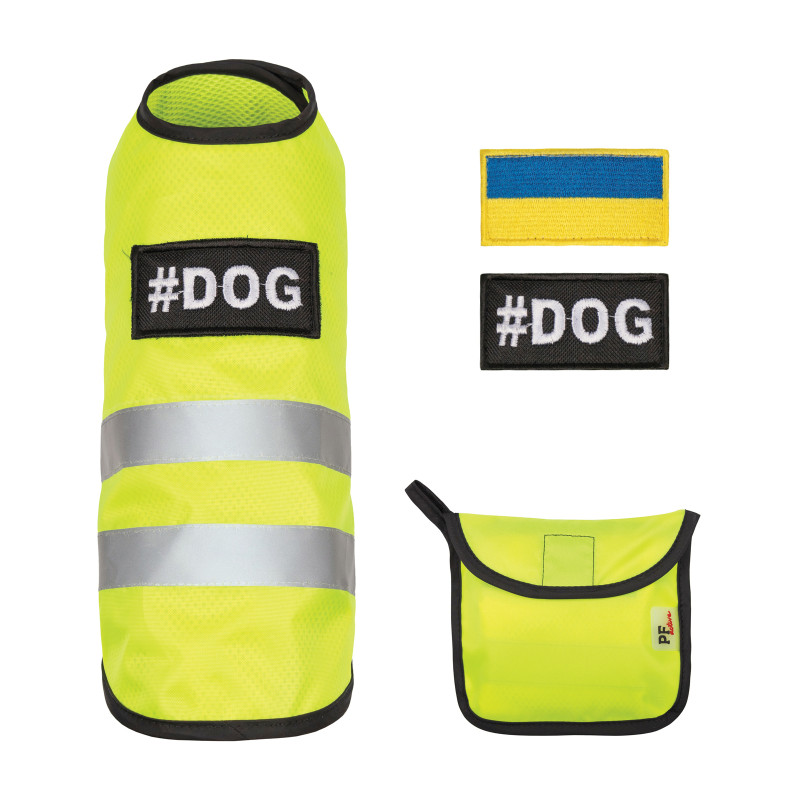 Жилет для тварин Pet Fashion "Yellow Vest" L (4823082417209)