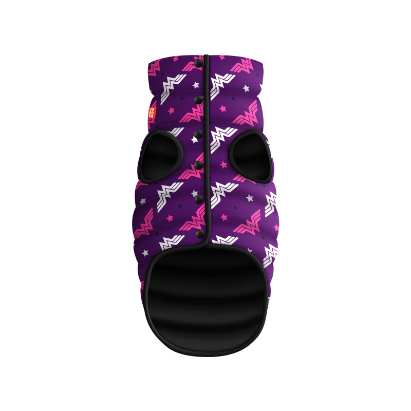 Курточка для тварин WAUDOG Clothes "Диво-жінка фіолет" M 45 (0945-4008)