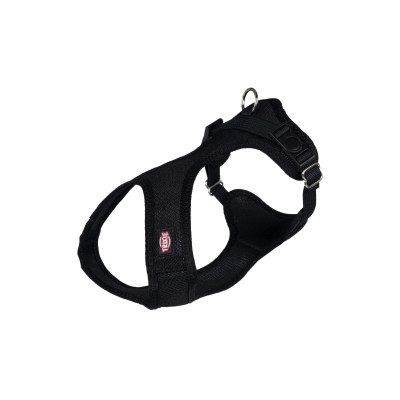 Шлея для собак Trixie Soft м'яка XXS-XS 25-35 см/15 мм чорна (4047974162415)
