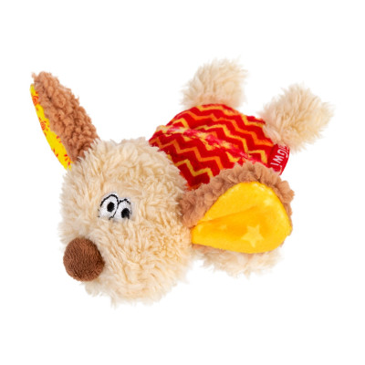 Іграшка для собак GiGwi Plush Собачка з пискавкою 13 см (75304)