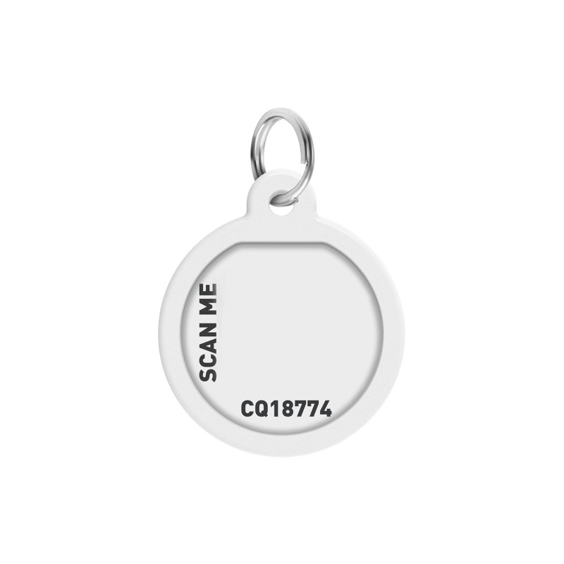 Адресник для тварин WAUDOG Smart ID з QR паспортом "Харлі Квін", круг 25 мм (0625-1001ru-eng)