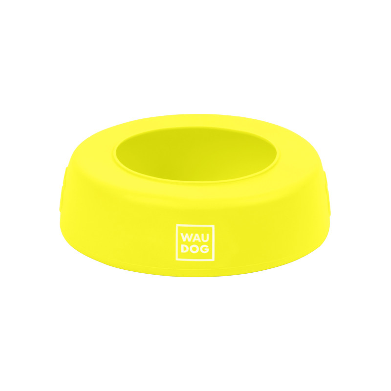 Посуд для собак WAUDOG Silicone Миска-непроливайка 750 мл жовта (50788)