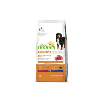 Сухий корм для собак Trainer Natural Dog Sensitive Adult Medium&Maxi With Lamb 12 кг (8059149252544)