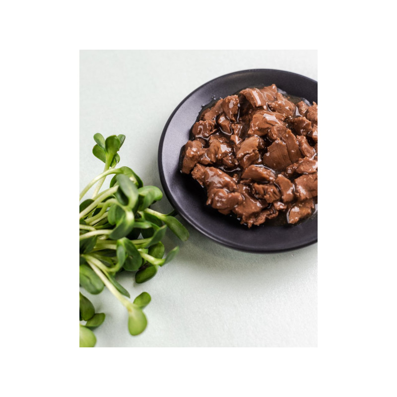 Вологий корм для кішок Savory лосось з горошком у соусі 85 г (4820261920116)