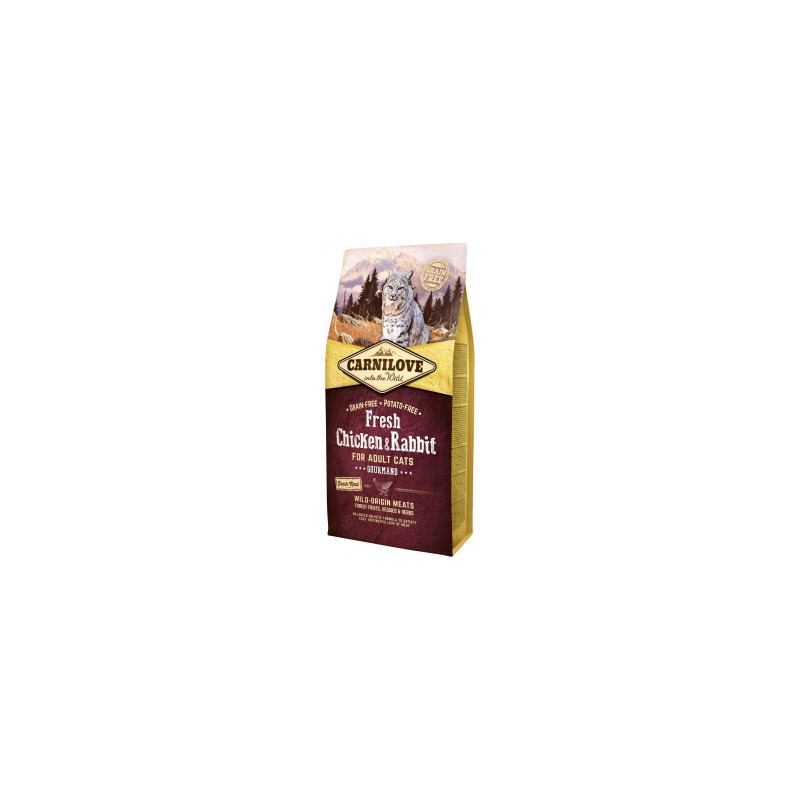 Сухий корм для кішок Carnilove Fresh Chicken and Rabbit for Adult cats 6 кг (8595602527410)
