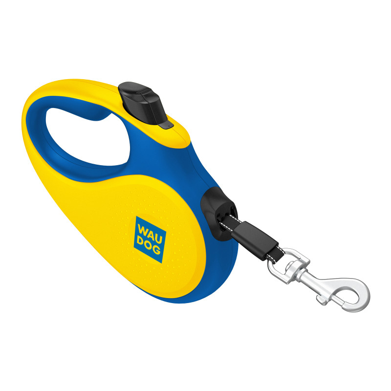 Повідок для собак WAUDOG R-leash Colors of freedom світловідбиваюча стрічка М 5 м (382-4020)