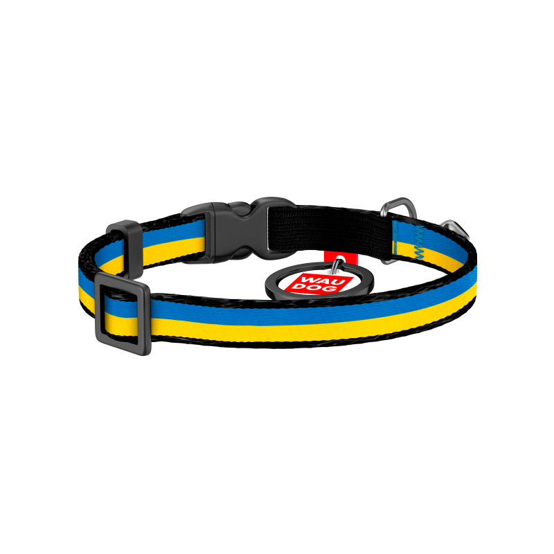 Нашийник для тварин WAUDOG Colors of freedom з QR паспортом XS 20-30 см (5210-4020)