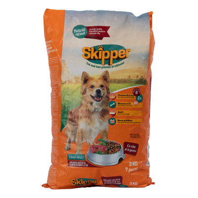 Сухий корм для собак Skipper яловичина та овочі 3 кг (5948308003505)