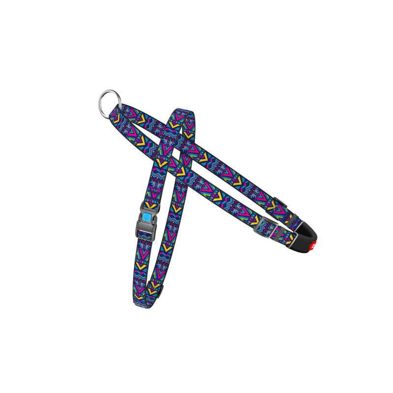 Шлея для собак WAUDOG Nylon з QR-паспортом "Інді" S (5451)