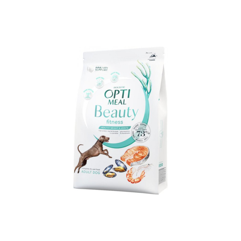 Сухий корм для собак Optimeal Beauty Fitness беззерновий на основі морепродуктів 10 кг (4820215366922)