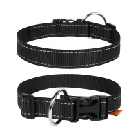 Нашийник для тварин Collar Dog Extremе 25 мм 31-49 см (чорний) (02521)