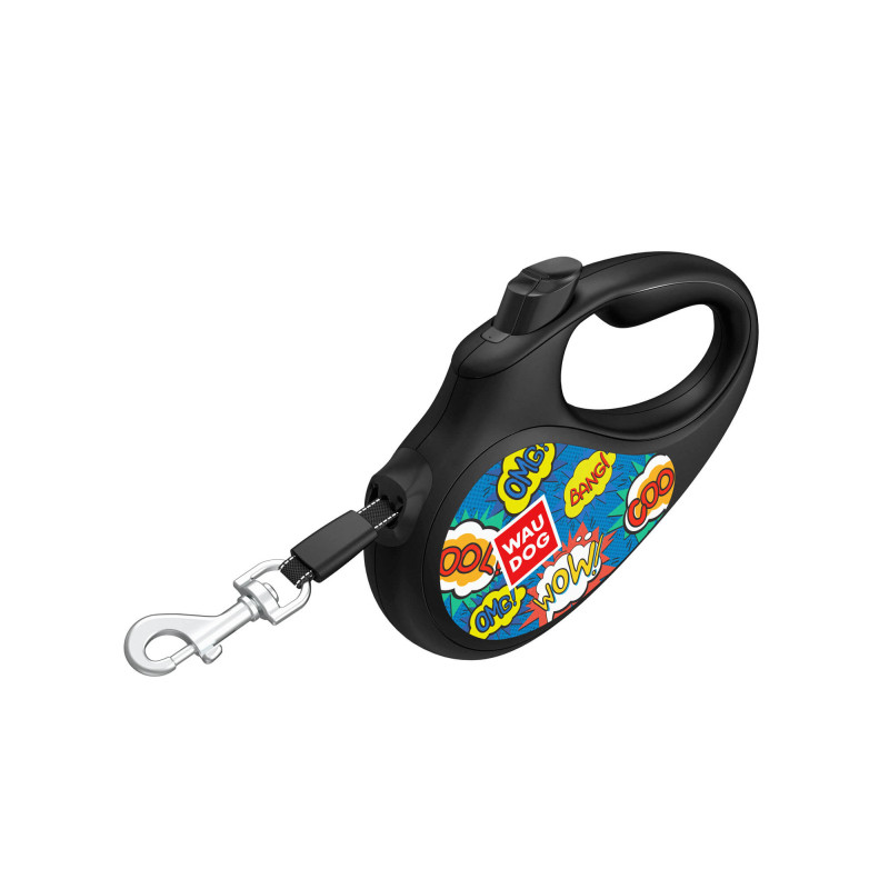 Повідок для собак WAUDOG R-leash ВАУ світловідбиваюча стрічка L 5 м (8126-0087-01)