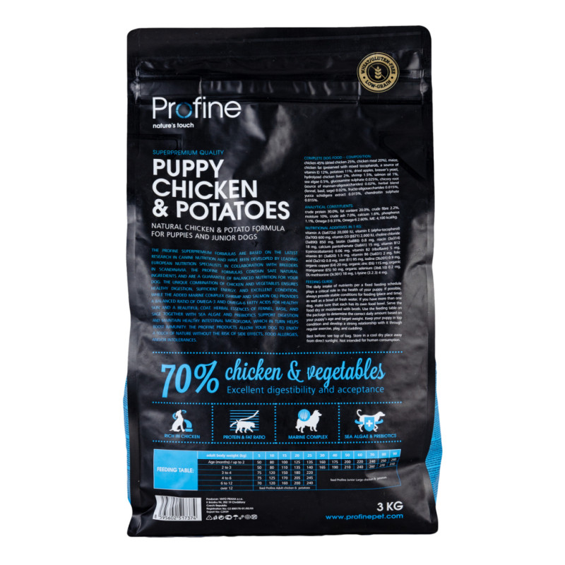 Сухий корм для собак Profine Puppy Chicken з куркою і картоплею 3 кг (8595602517374)