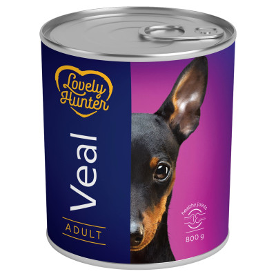 Консерви для собак Lovely Hunter Adult Veal 800 г (LHU45353)