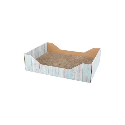Дряпка (кігтеточка) для котів Trixie картонна з м'ятою 45×12×33 см (4011905480138)