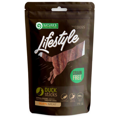 Ласощі для собак Nature's Protection Lifestyle Duck sticks 75 г (SNK46127)