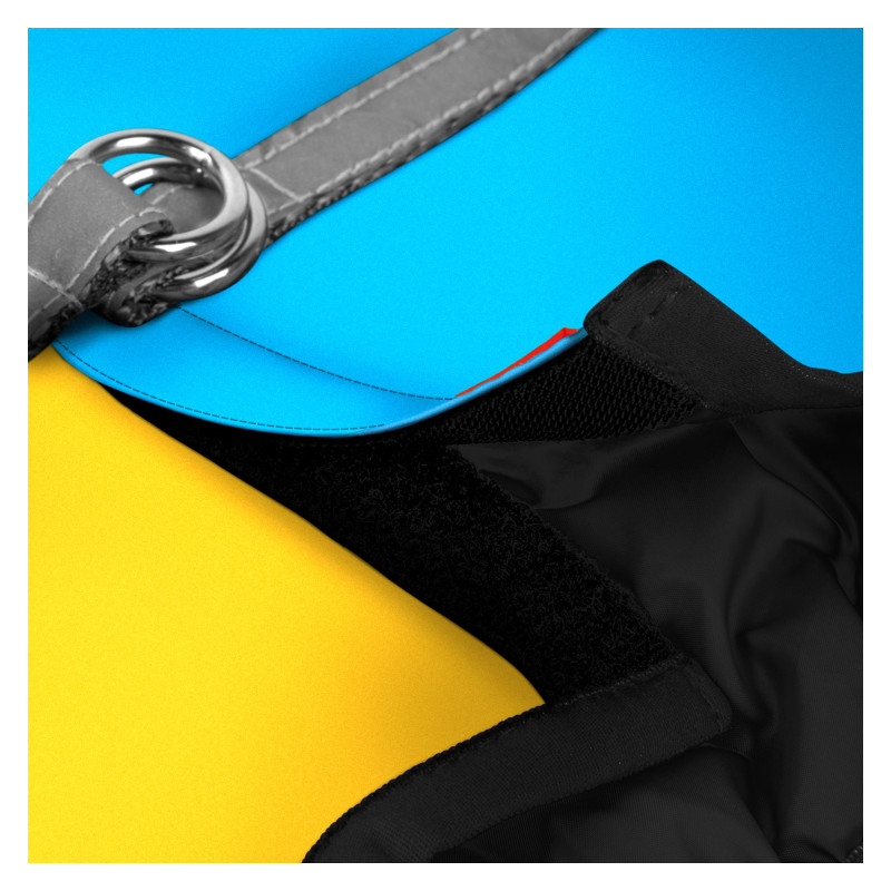 Шлея для собак WAUDOG Clothes з QR паспортом Colors of freedom XS4 (223-4020)