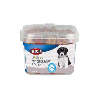 Ласощі для собак Trixie Junior Soft Snack Bones з кальцієм 140 г (4011905315188)