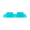 Посуд для собак WAUDOG Silicone Миска складана 385х230х50 мм блакитна (50802)